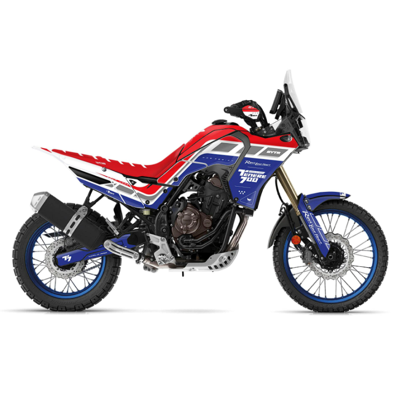 Kit Autocollants “Homeland Red” Yamaha Ténéré 700 - World Raid - Rtech restyling revolution T7