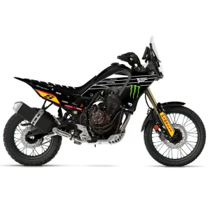 Dekorset “Replica Black” Yamaha Ténéré 700 - World Raid - Rtech restyling revolution T7