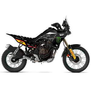 Graphic kit “Replica Black” Yamaha Ténéré 700 - World Raid - Rtech restyling revolution T7