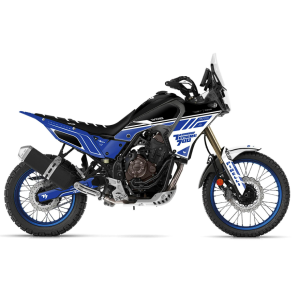 Dekorset “Racing Blue” Yamaha Ténéré 700 - World Raid - Rtech restyling revolution T7