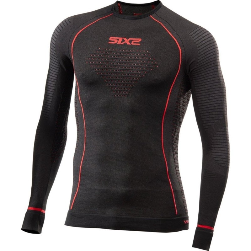 Underwear Jersey SIXS Long Sleeve "Winter" Black Red