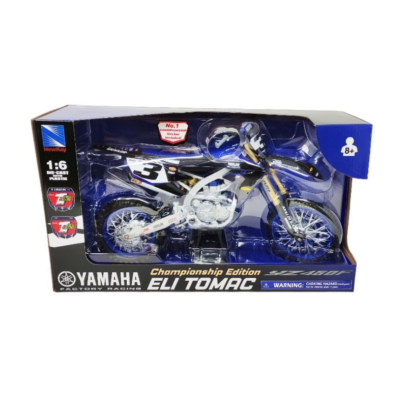 Modellino NewRay Yamaha 1:6 YZF 450 Eli Tomac 3