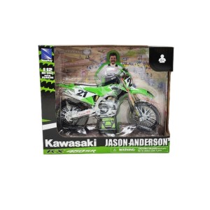 Diecast bike model Kawasaki KX 450 Anderson 21 1:12