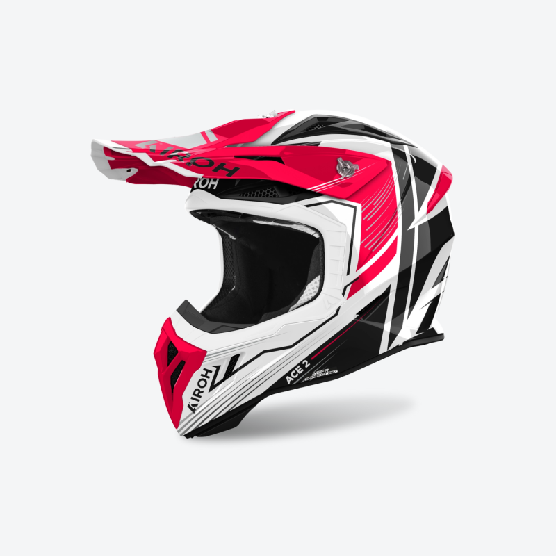 Helm Airoh Aviator ACE 2 Engine Red Gloss