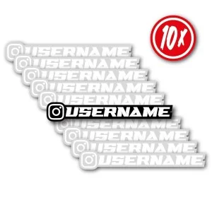 Autocollant "tag Instagram" 10 pcs | "Swipe