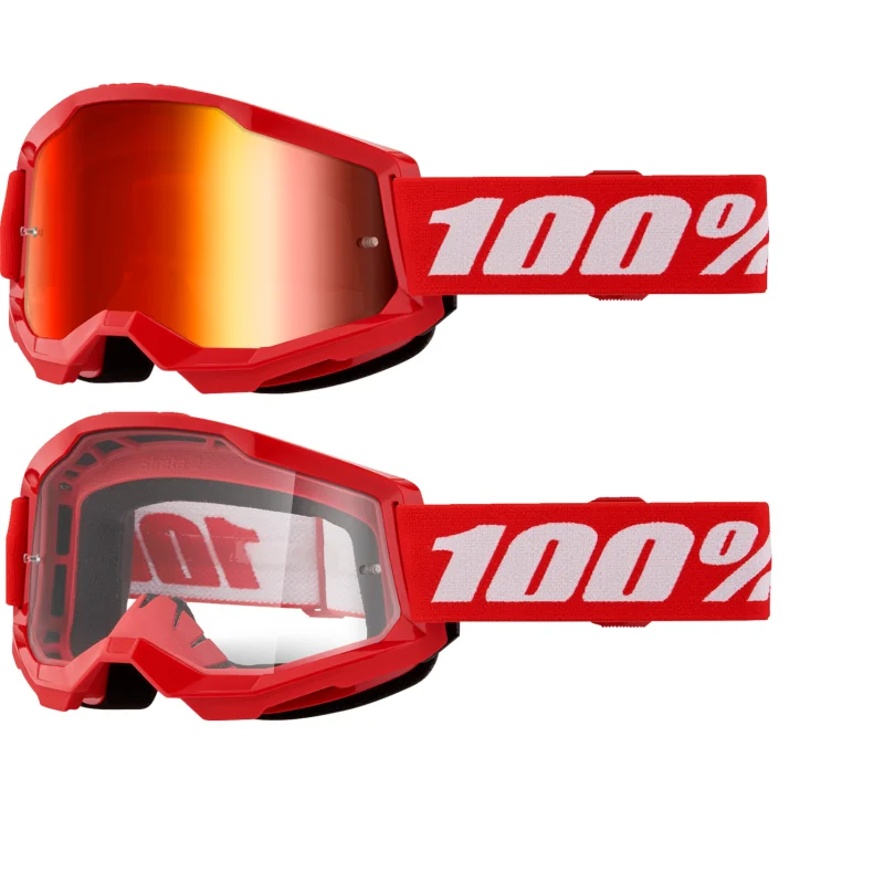 Crossbrille 100% Strata 2 rot
