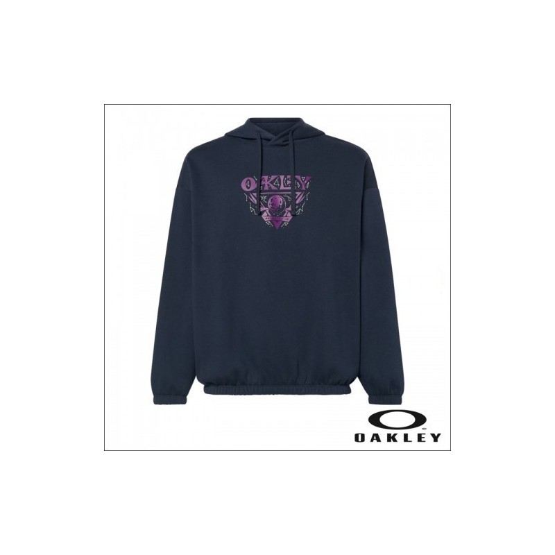 Oakley sweatshirt à capuche Lunaformic rose bleu foncé