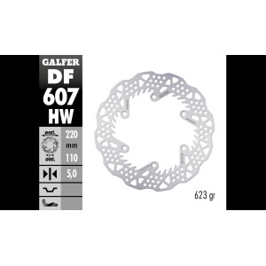 Arrière brake disc full Galfer 220mm | KTM - Husqvarna - GasGas