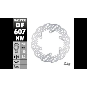 Hinten Bremsscheibe full Galfer 220mm | KTM - Husqvarna - GasGas