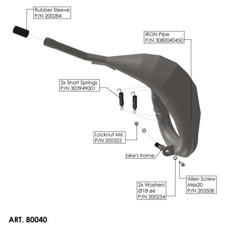 Auspuff LeoVince | Fantic XM-XE 50