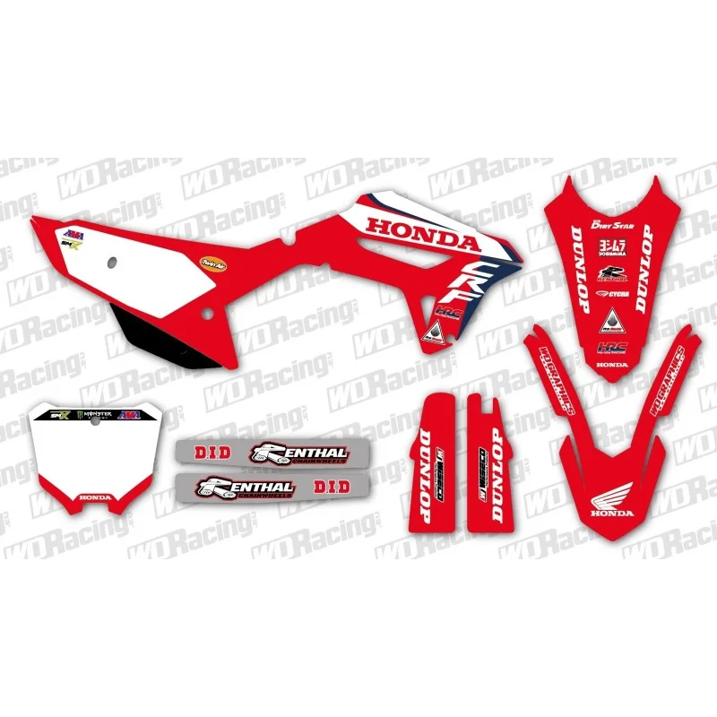 Kit Autocollants Honda Racing "HRC24