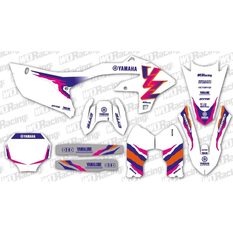 Autocollants Yamaha 50ème Anniversaire - Bleu