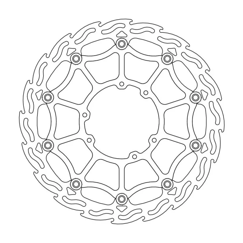 Su fürmoto Straßen-Bremsscheibe 320mm 4mm MotoMaster Honda