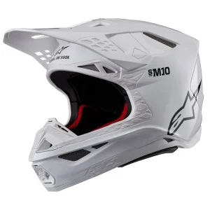 Helm Alpinestars SM10 SOLID CARBON WHITE GLOSS