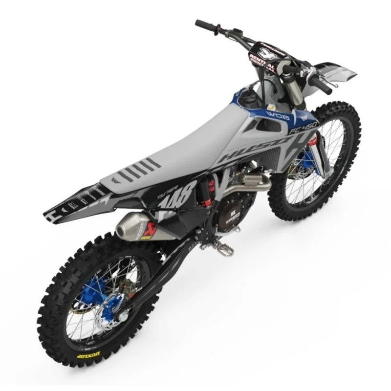Kit Autocollants Husqvarna "Racing Grey