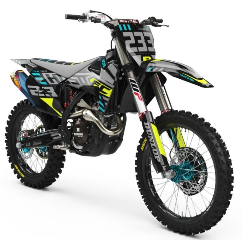 Dekor Kit Husqvarna "Special Flo Yellow