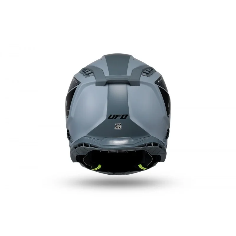 Helm UFO Echus orange grau