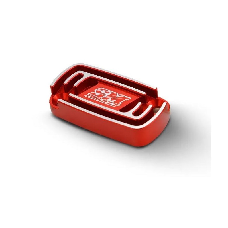 Nissin finned reservoir cap clutch/brake pump – Red