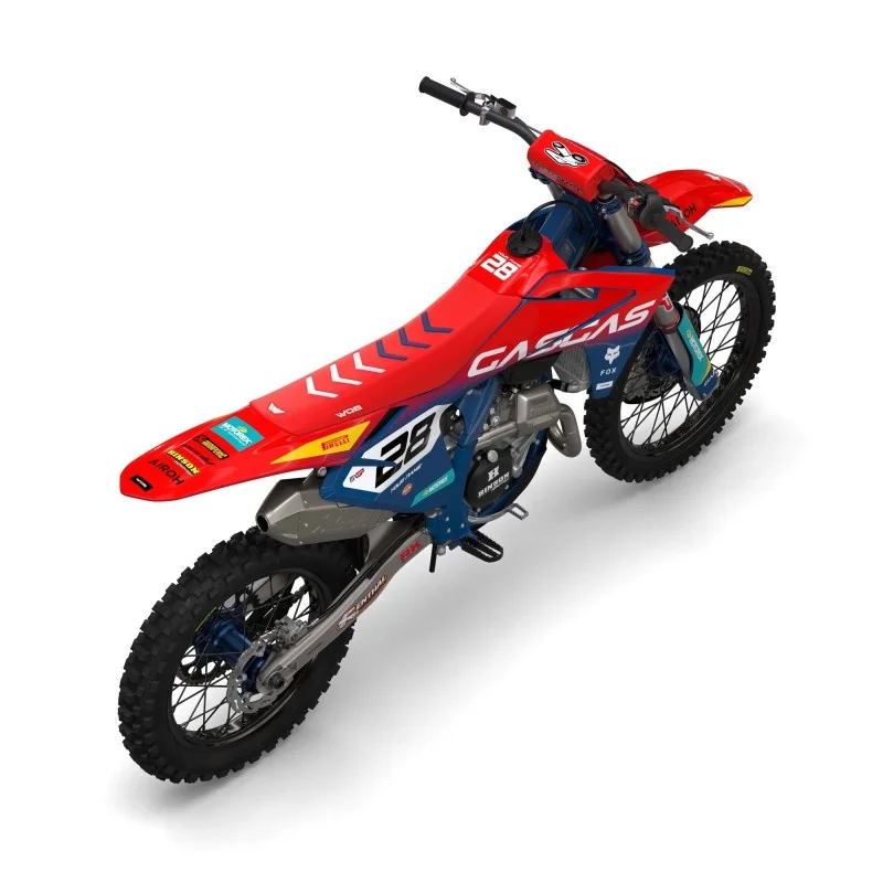 Kits déco moto GasGas "Halftone Red