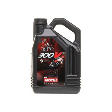 MOTUL 300V2 Factory Line 10W50 4 Lt 108587 Motul   Motocross Engine Oil