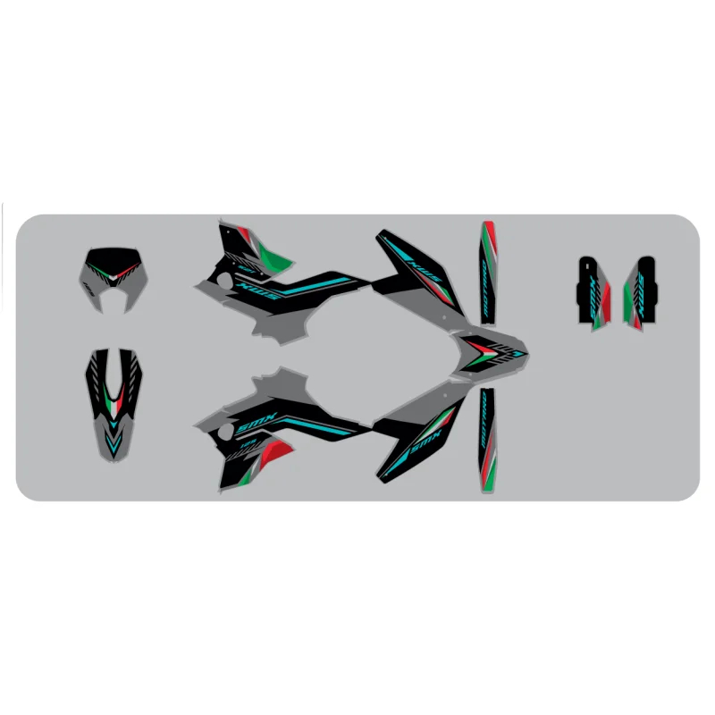 Grafiche FB Mondial SMX Motard "Gray