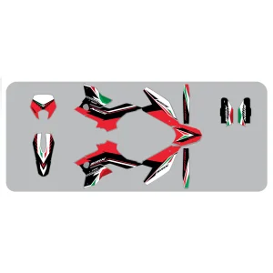 Dekor kit FB Mondial SMX Motard "Red
