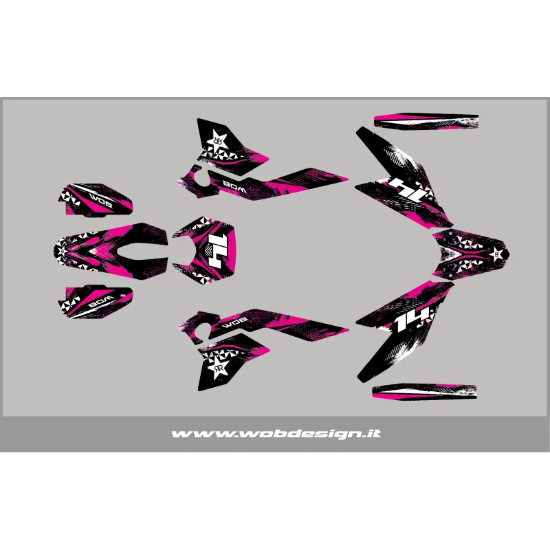 Dekor kit FB Mondial SMX Motard "Splash