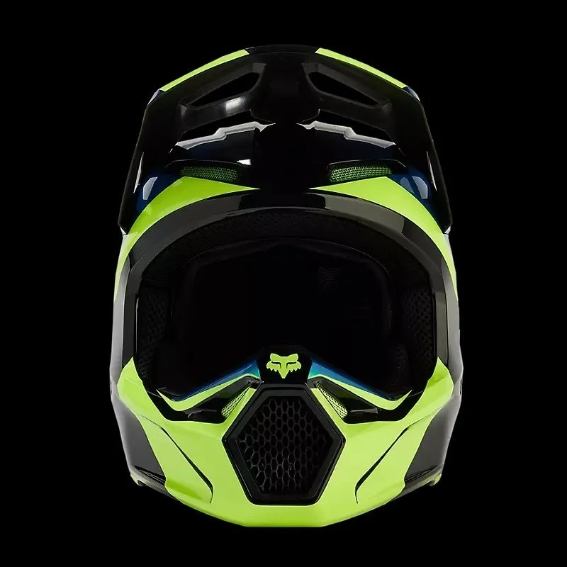 Casco FOX V1 Streak Black/Yellow