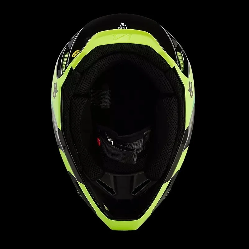 Casque Cross FOX V1 Streak Noir/Jaune