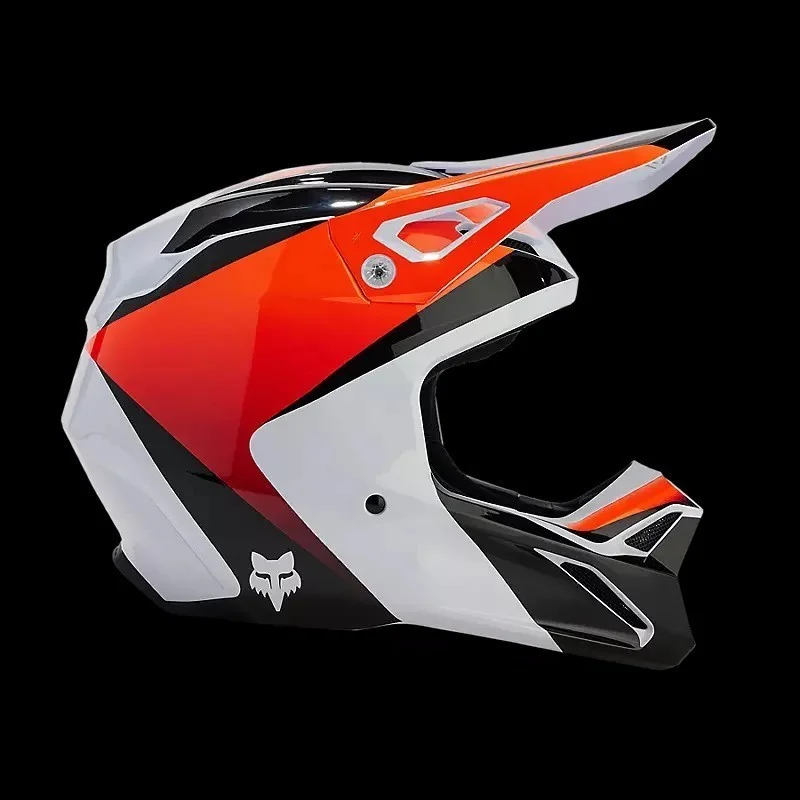 Helm FOX V1 Streak White