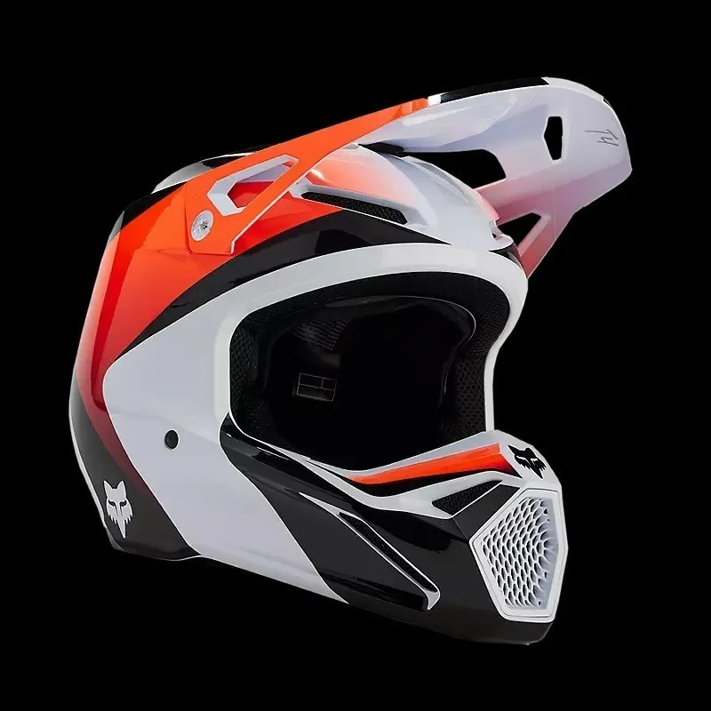 Casque Cross FOX V1 Streak White