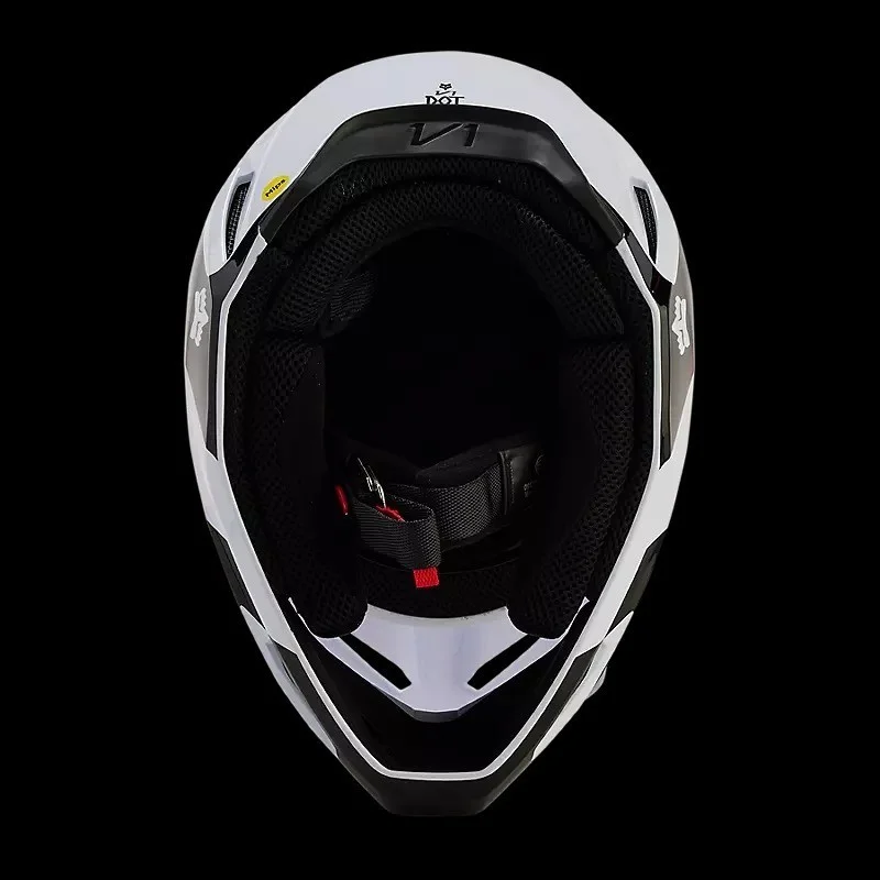 Casque Cross FOX V1 Streak White