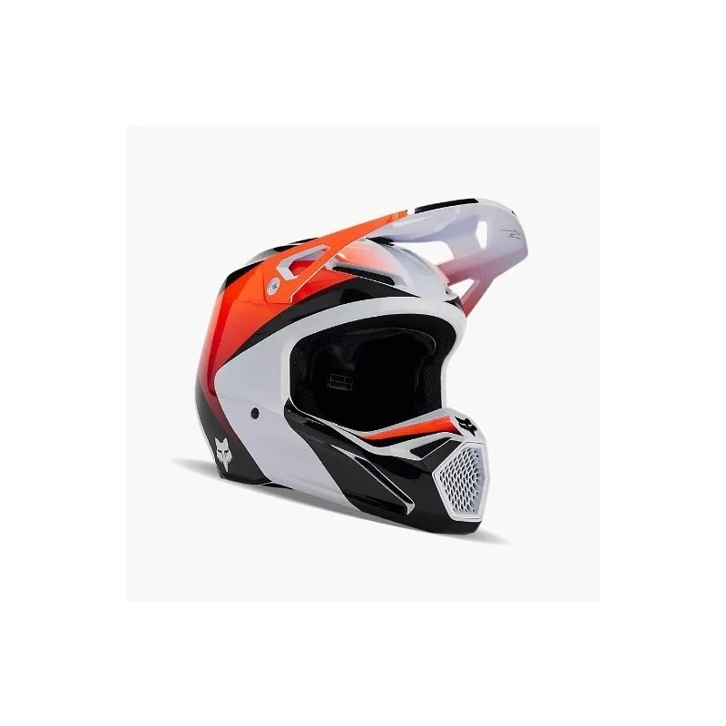 Helm FOX V1 Streak White