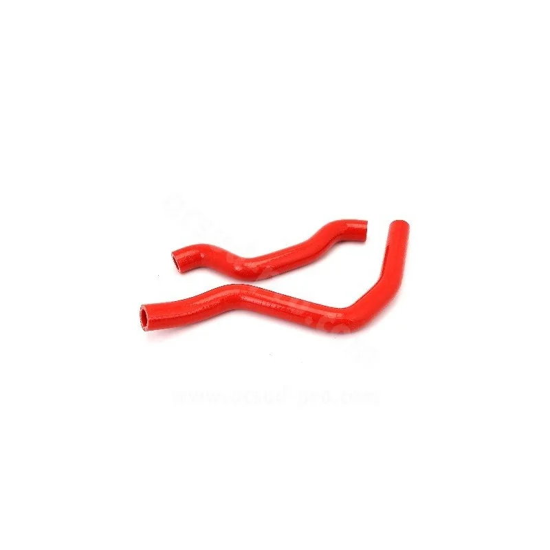 Radiator hose kit Carenzi "red" | Hm - Vent - Fantic 50