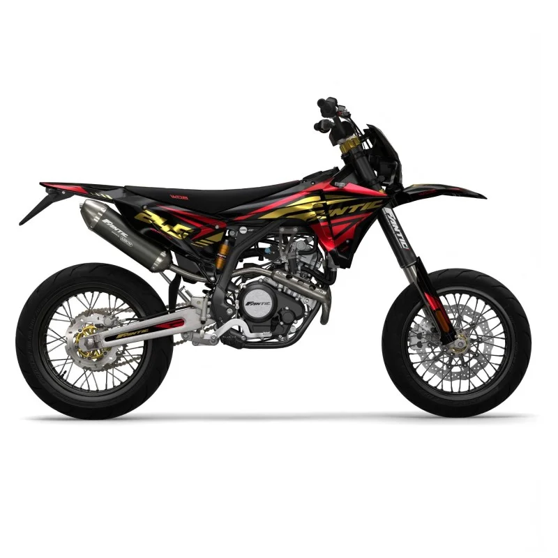 Dekorset Fantic "Racing Chrome Black