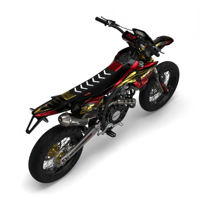 Kit déco Fantic “Racing Chrome Black”