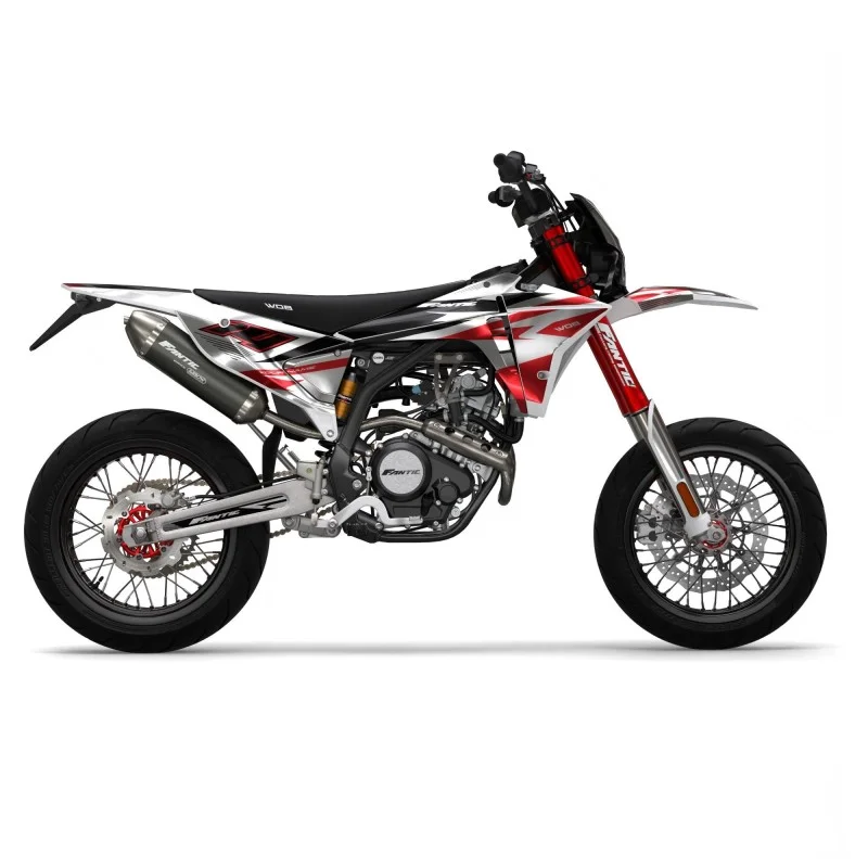 Fantic “Split Chrome Silver ” Graphics Kit