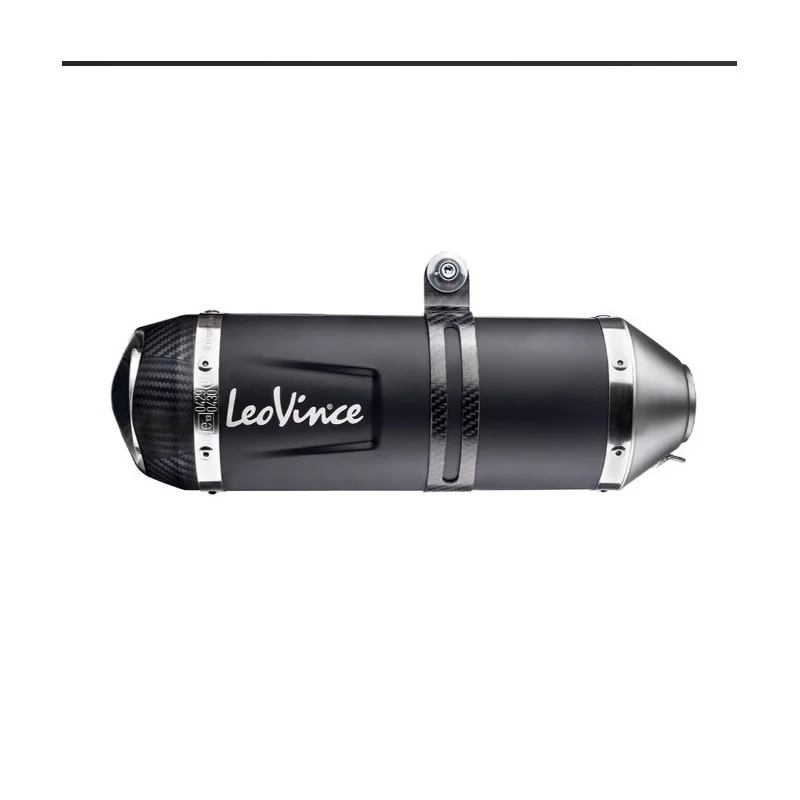 Echappement Leo Vince Noir pour GasGas ES-SM 700 22-23|Ktm Enduro SMC R 690 22-23