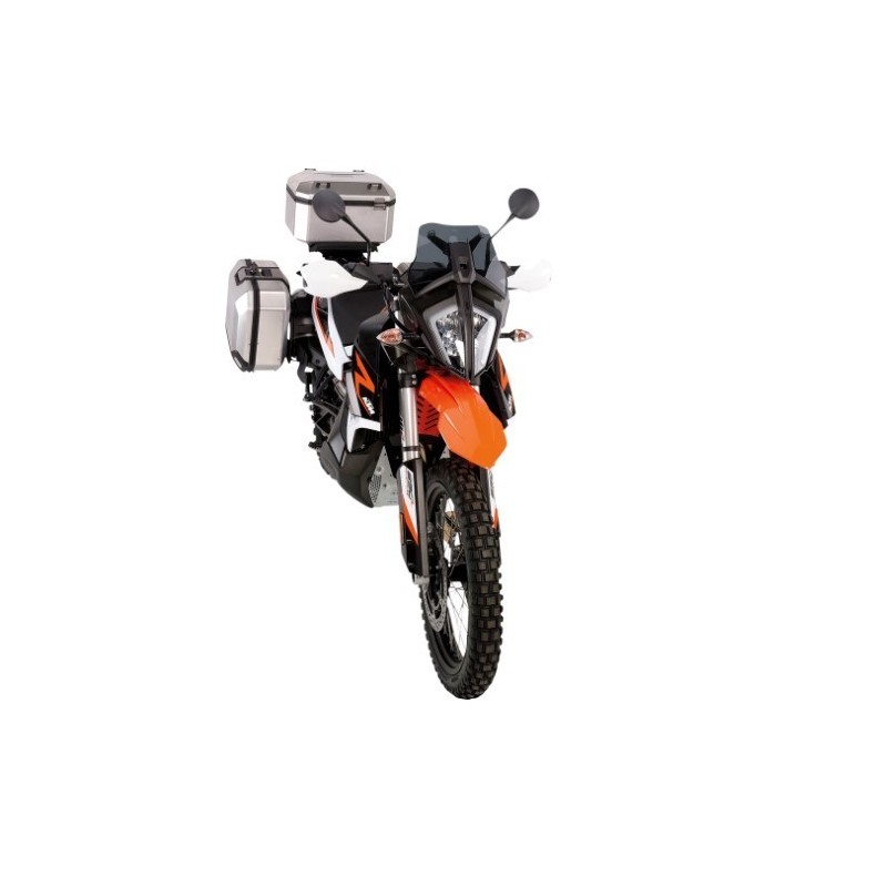 Valigia laterale KENAI 36 destra silver