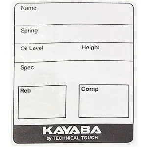 Etichette adesive Kayaba per taratura (10pz) Kayaba