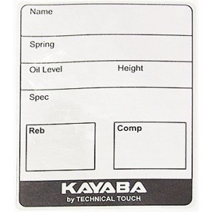 Kayaba adhesive labels for calibration (10pz)