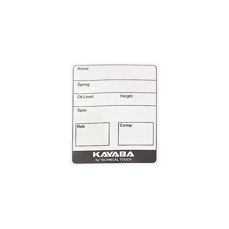 Étiquettes adhésives Kayaba pour l'étalonnage (10pcs)