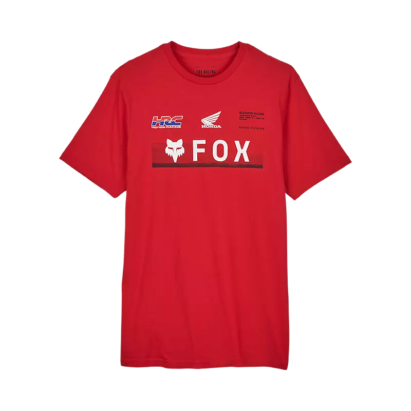 T-Shirt FOX X Honda Flame Red