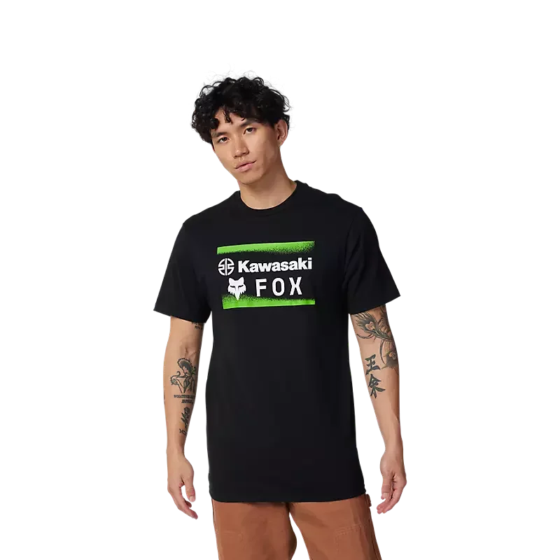 T-Shirt FOX X Kawasaki Black