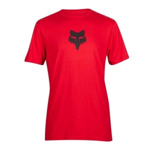 T-Shirt FOX Head Flame Red