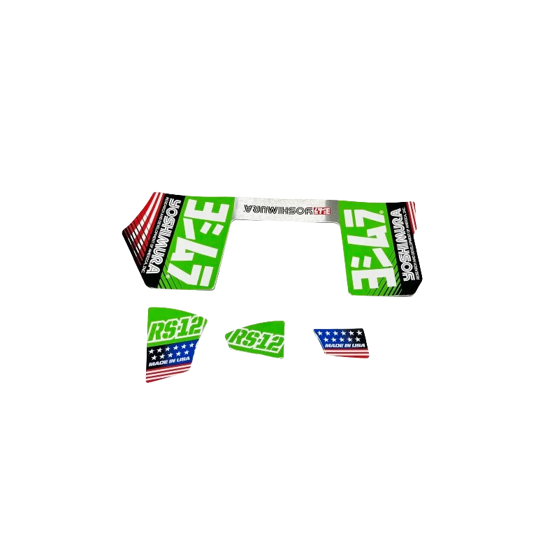 Yoshimura Set de décalcomanies RS12 2024 "vert