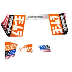 Yoshimura Aufklebersatz RS12 2024 "orange