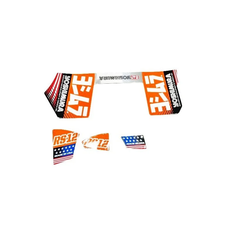 Yoshimura Decal set RS12 2024 "orange