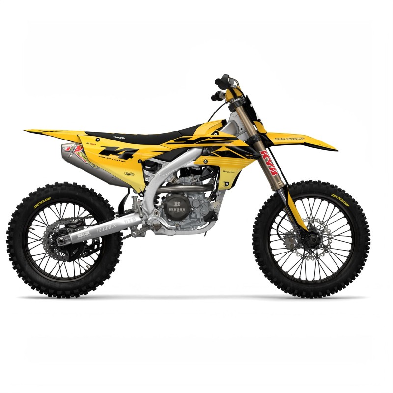 Kit Autocollants Yamaha GRADIENT Jaune