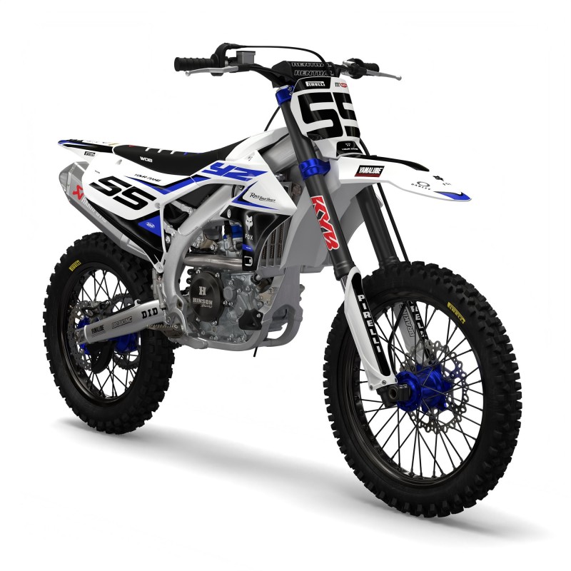 Dekorset Yamaha RACER Weiß